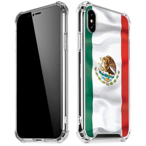 Mexico Flag iPhone XS Max Clear Case